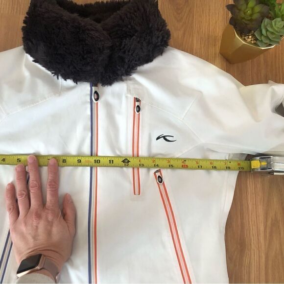 KJUS Desire Dermizax Premium Down PrimaLoft Recco White Ski Jacket - Picture 6 of 16